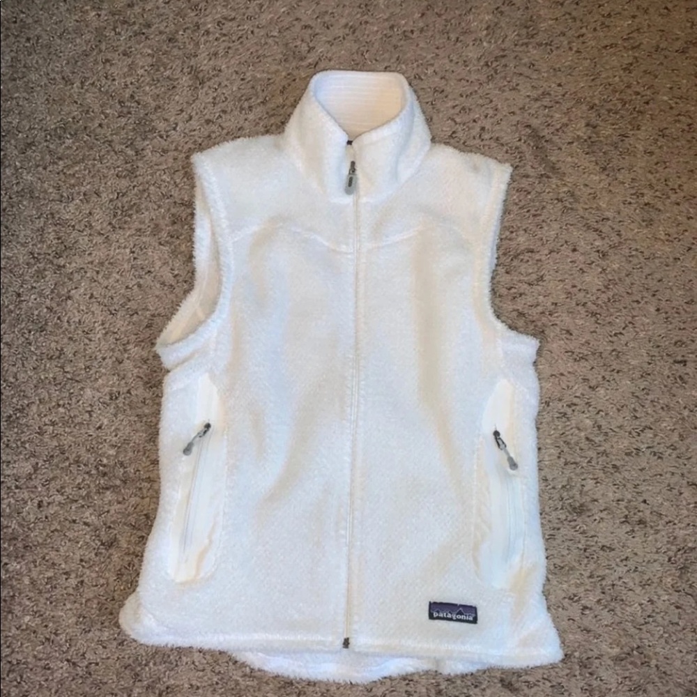 White Patagonia vest